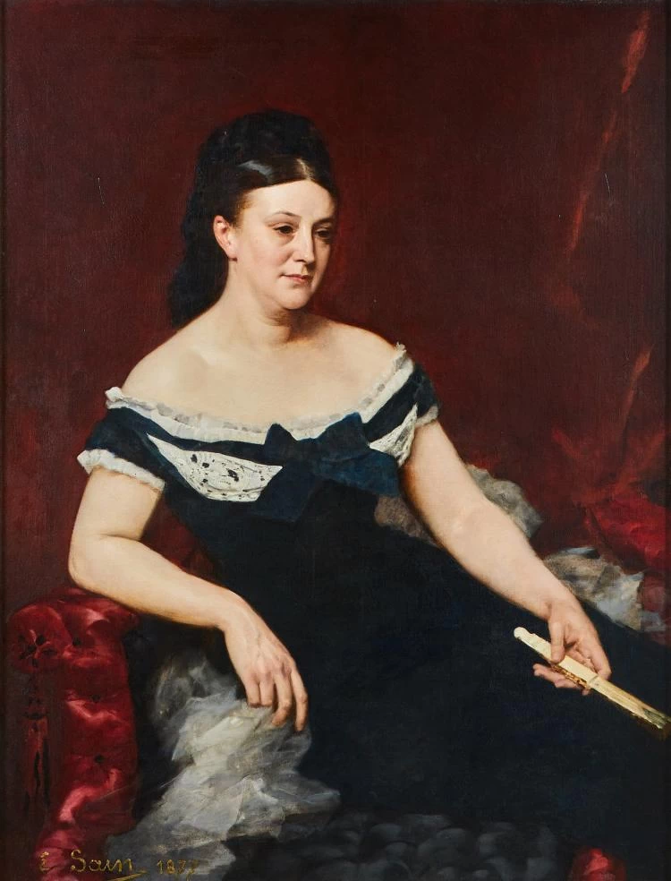 Ritratto della Contessa Marie Louise Caroline Yvonne marchesa De Sesmaisons